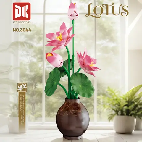 Lotus Petal 4枚セット Puzzle Botany, Lotus Flowers, 350 piese | Creatoys.ro