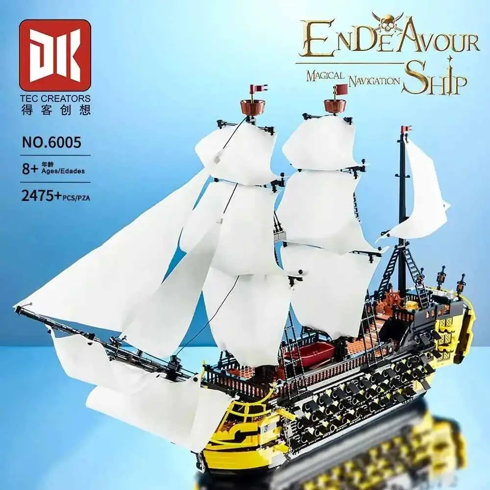 ブラックマーメイドマーメイドスターシャンパンセット DK Endeavor Ship • Set 6005 • SetDB • Merlins Bricks
