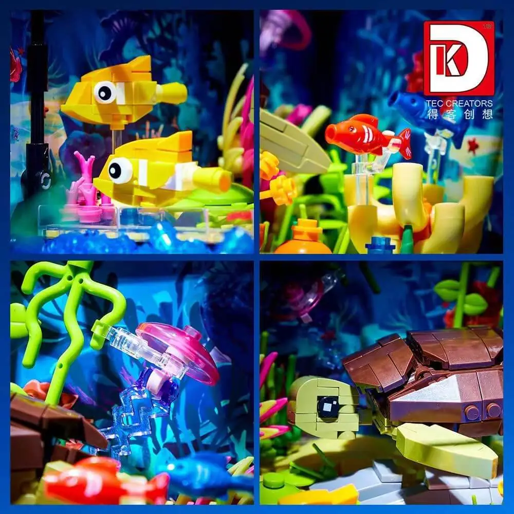 DK Aquarium Jellyfish • Set 7023 • SetDB • Merlins Bricks