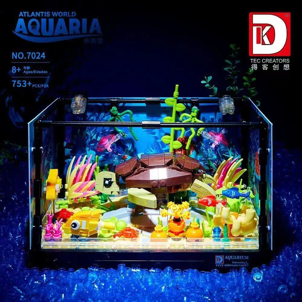 DK Aquarium Jellyfish • Set 7023 • SetDB • Merlins Bricks