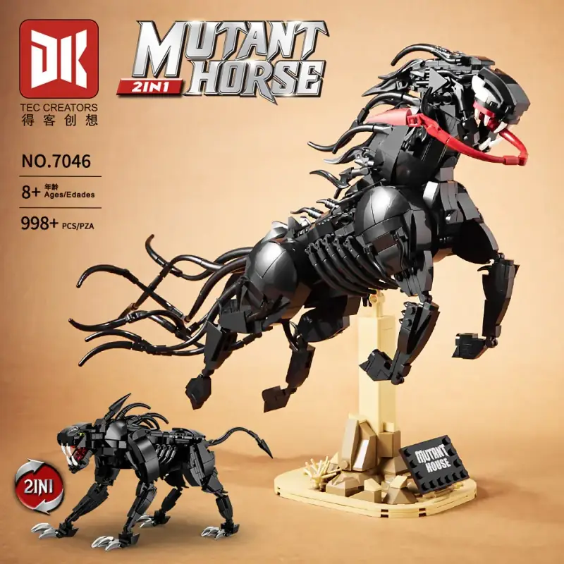 DK Mutant Horse 2-IN-1 • Set 7046 • SetDB • Merlins Bricks