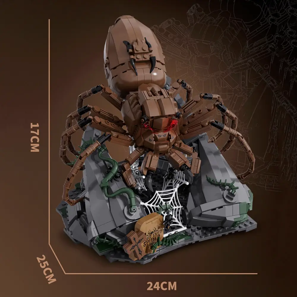 DK Eight Eyed Spider • Set 7056 • SetDB • Merlins Bricks