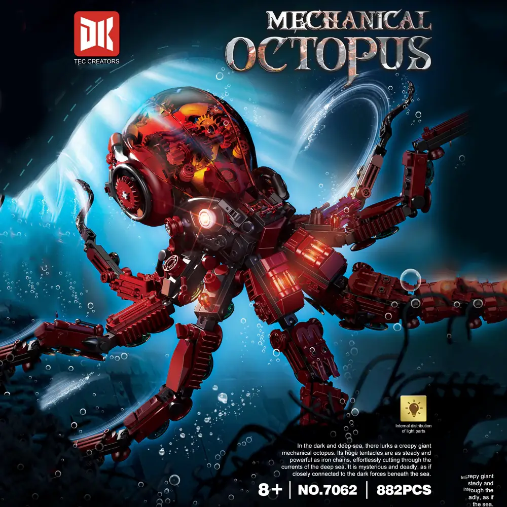 DK Mechanical Octopus • Set 7062 • SetDB • Merlins Bricks