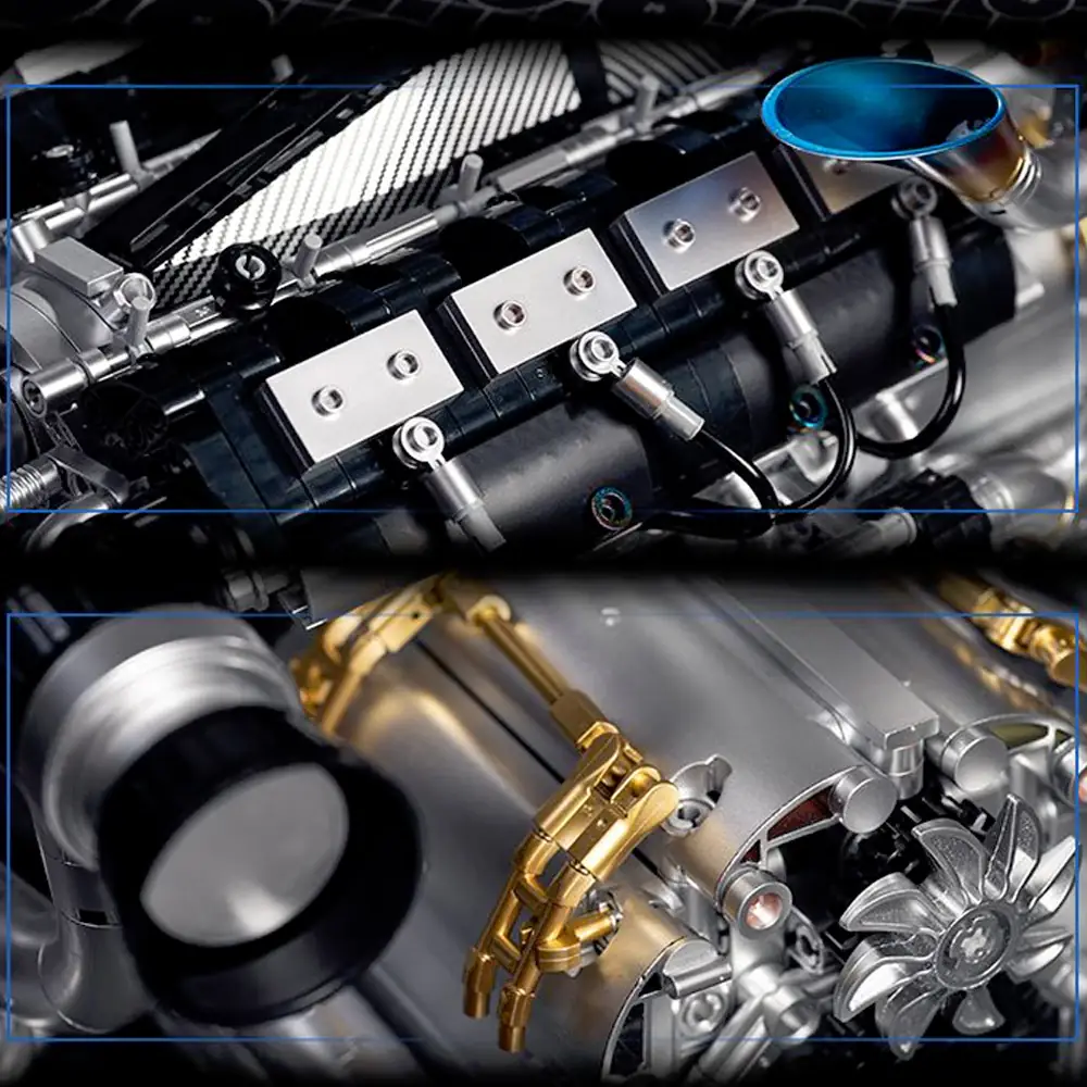 Eikee Piston V8 Engine • Set Y15002 • SetDB • Merlins Bricks
