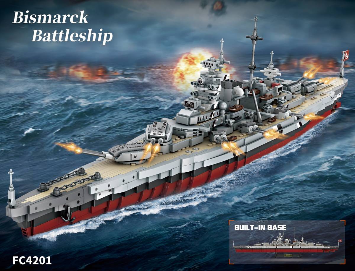 Forange Bismark Battleship • Set FC4201 • SetDB