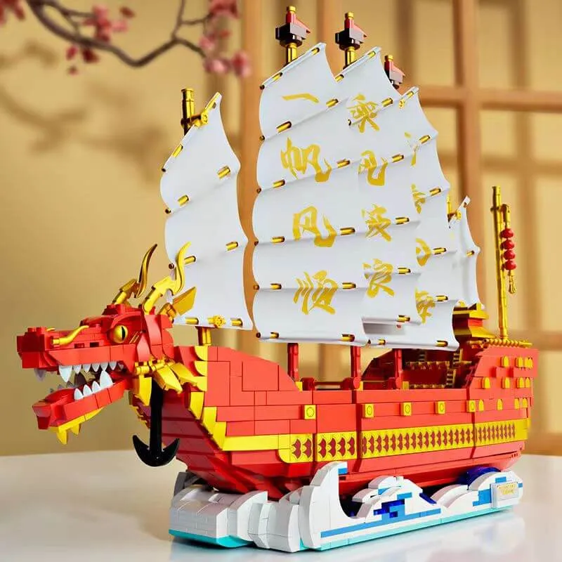 Forange Dragon Boat • Set FC6007 • SetDB • Merlins Bricks