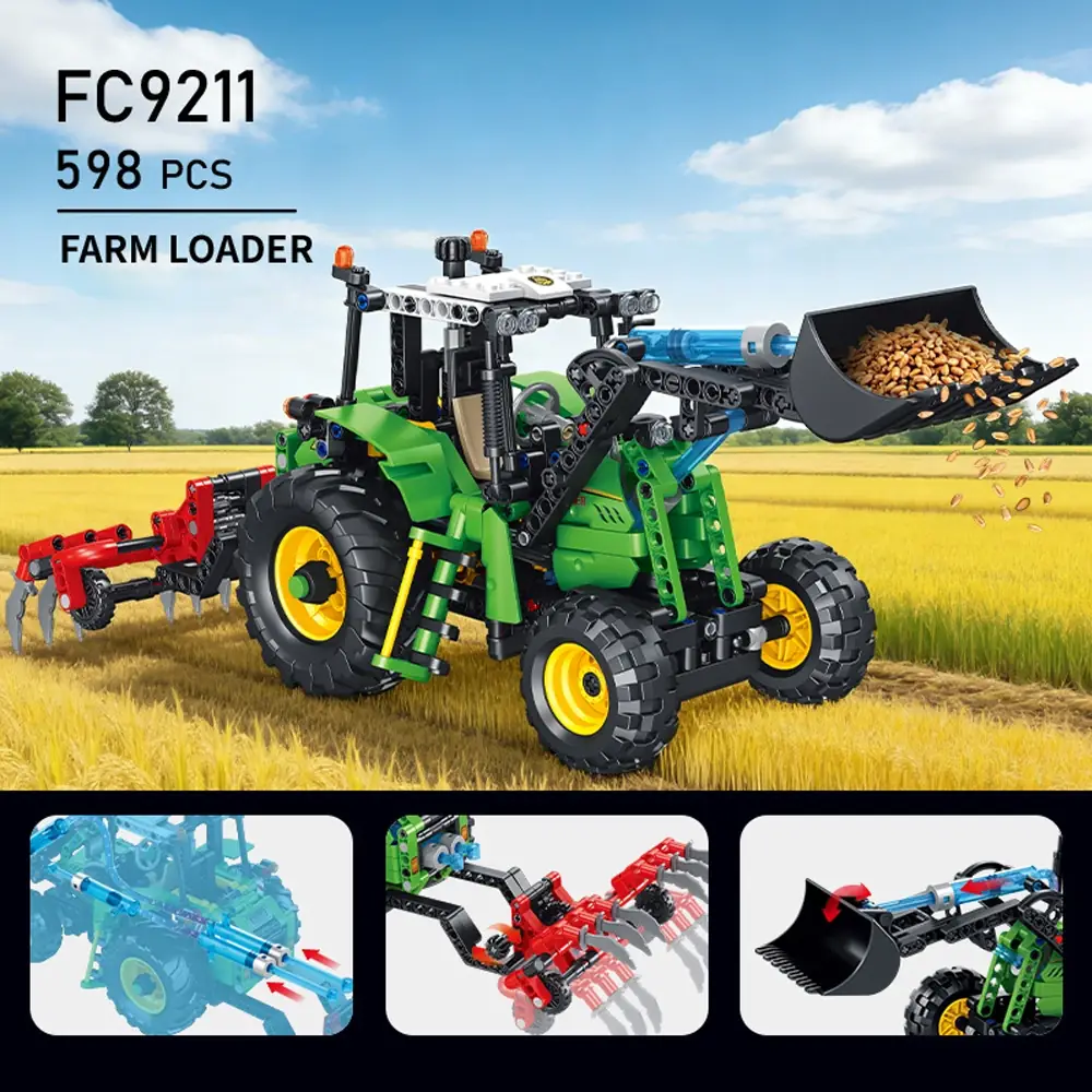 [未開封] Farmer's Creation 0093テンパ専用機海外製 Forange Farm Loader • Set FC9211 • SetDB • Merlins Bricks