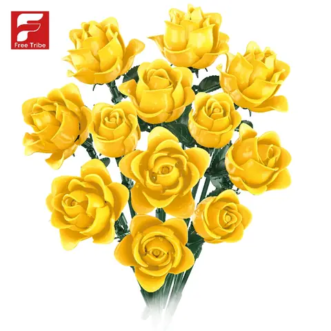 Free Tribe Yellow Rose • Set 11017 • SetDB • Merlins Bricks