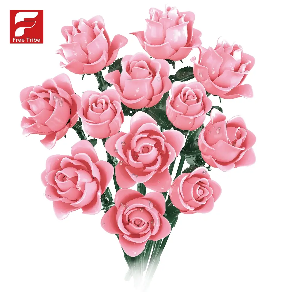 rose pinkのページです♪ Free Tribe Pink Rose • Set 11019 • SetDB • Merlins Bricks