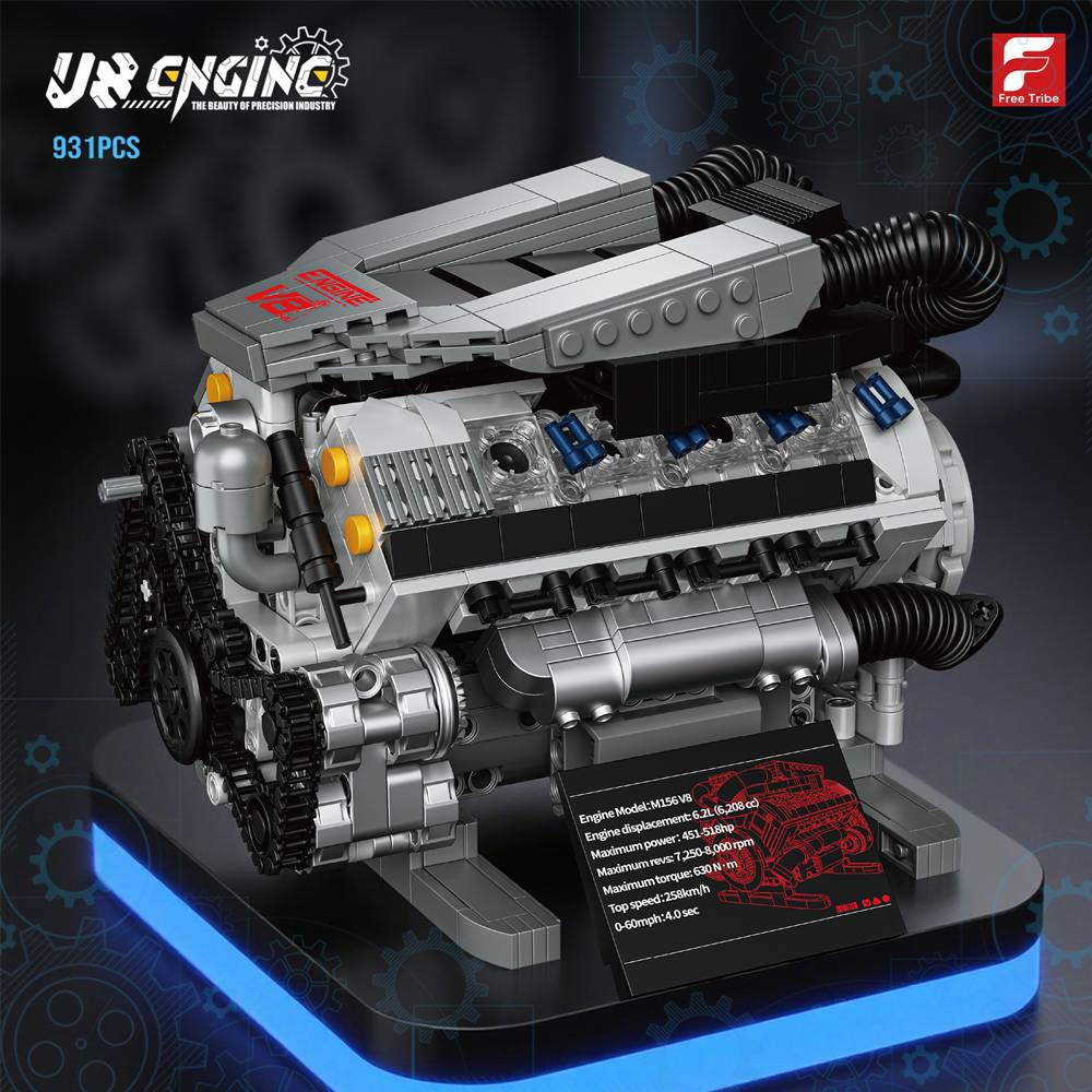 Free Tribe V8 Engine • Set 36303 • SetDB • Merlins Bricks