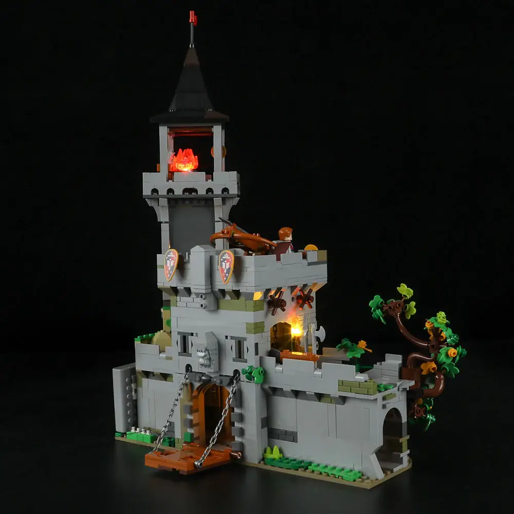 その他 FunWhole Medieval Watchtower Amazon.com: FUNWHOLE Medieval Watchtower Lighting Building