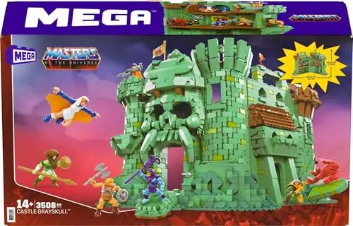 5 Action Figures Mega Bloks Masters Of The Universe - Uomini D'Armi Castello Grayskull