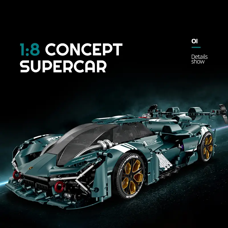 GULY Millanio Supercar • Set 10611 • SetDB • Merlins Bricks