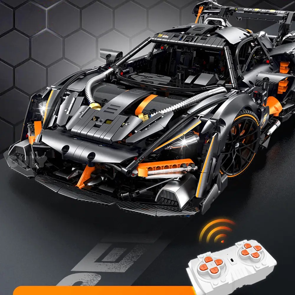 L BUILDセット GULY Raceforge Black Sports Car • Set 10646 • SetDB