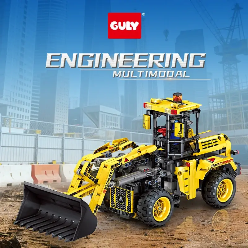 GULY The Wheeled Loader Bulldozer 6-in-1 • Set 96001 • SetDB