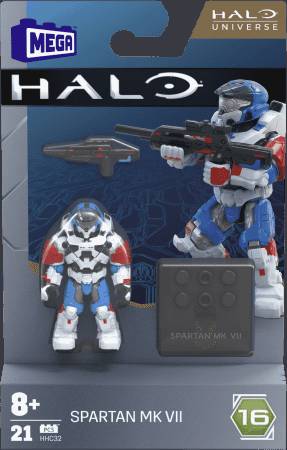 Mattel MEGA Halo Spartan MK VII • Set HHC32 • SetDB
