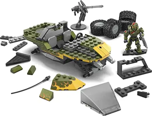 Warthog Lego Halo Amazon Mattel MEGA Halo Red Team Warthog Rescue