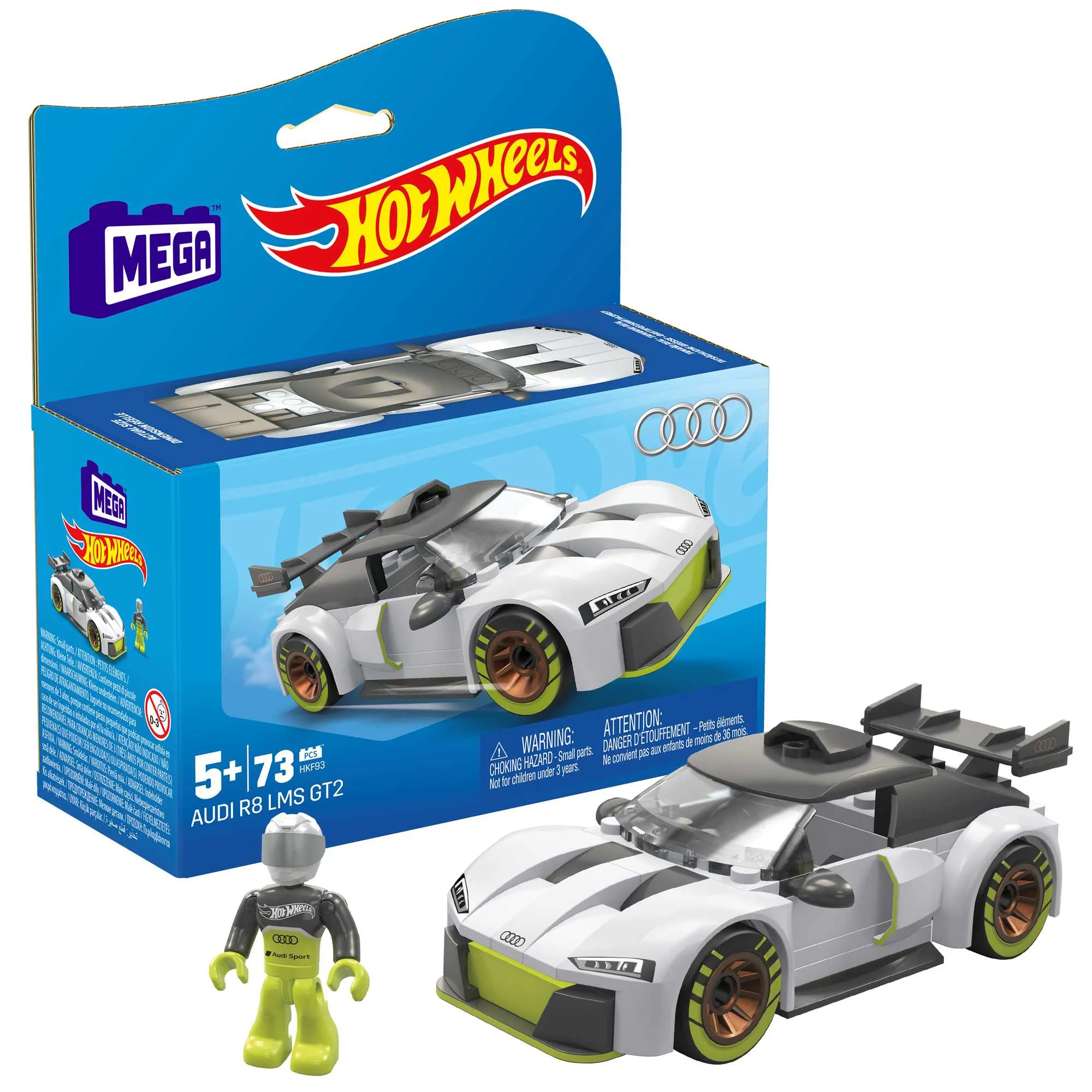 MEGA Construx Hot Wheels Audi R8 Lms Gt2 Set HKF93 SetDB