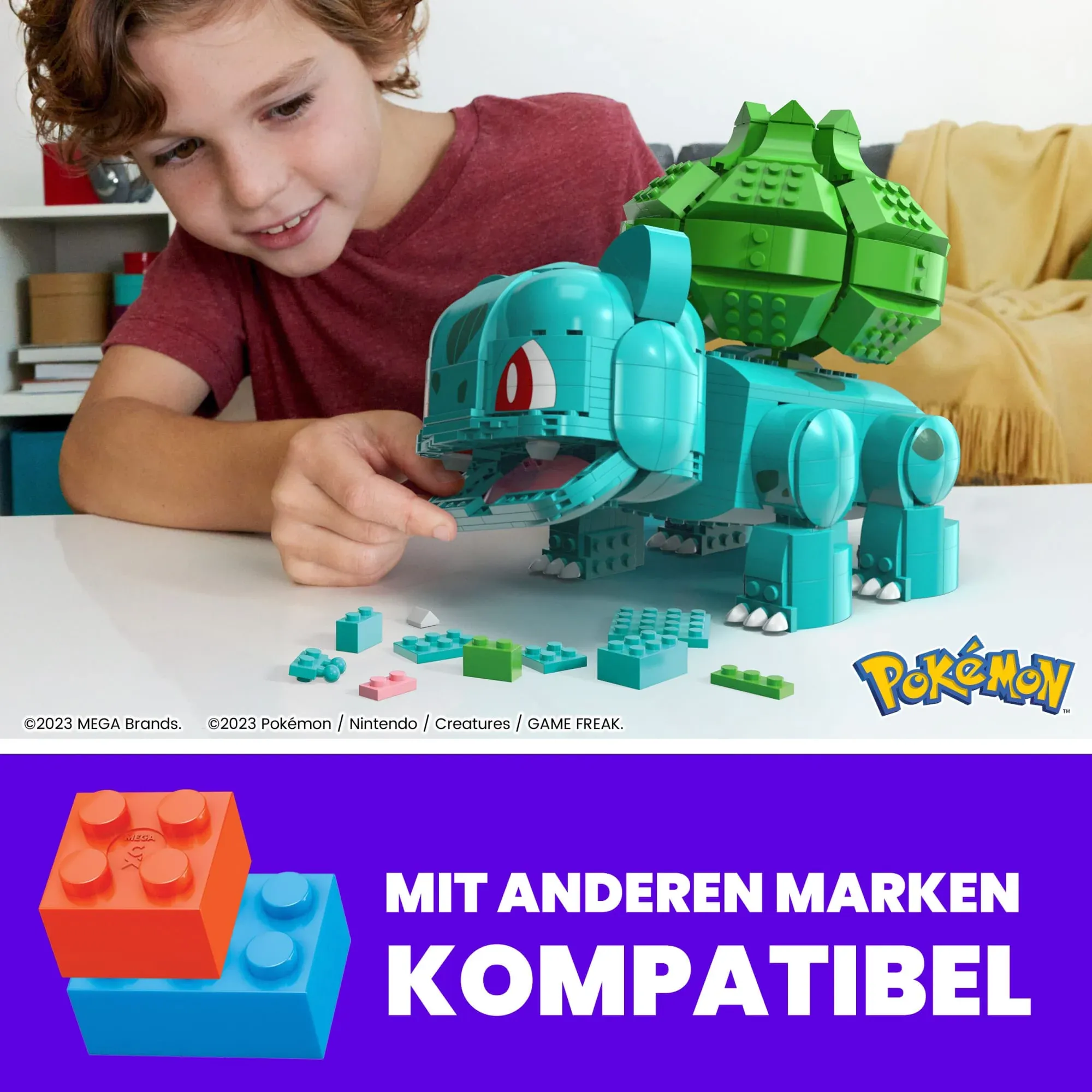 Mattel MEGA Pokémon Jumbo Bulbasaur • Set HNT96 • SetDB