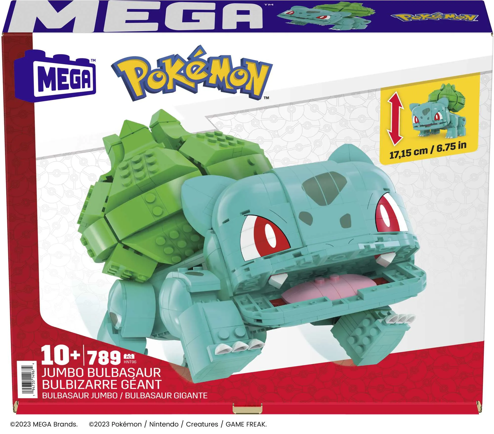 トップ Mattel MEGA Pokémon Jumbo Bulbasaur • Set HNT96 • SetDB トップス