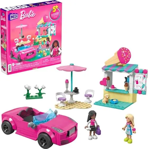 Mattel MEGA Barbie Cabrio & Eisstand • Set HPN78 • SetDB Mattel MEGA Barbie Cabrio & Eisstand • Set HPN78 • SetDB
