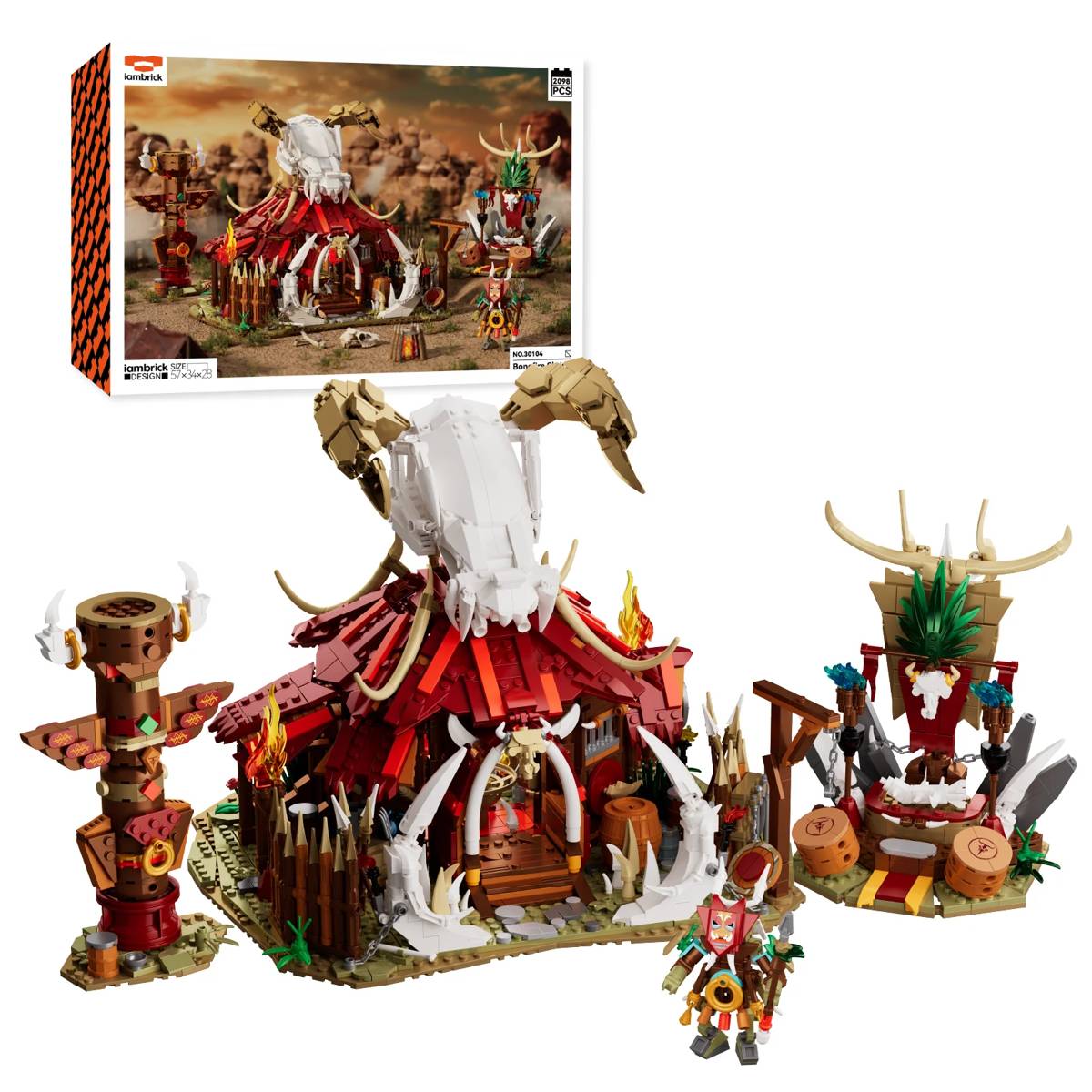 iambrick Bonefire Shrine • Set 30104 • SetDB
