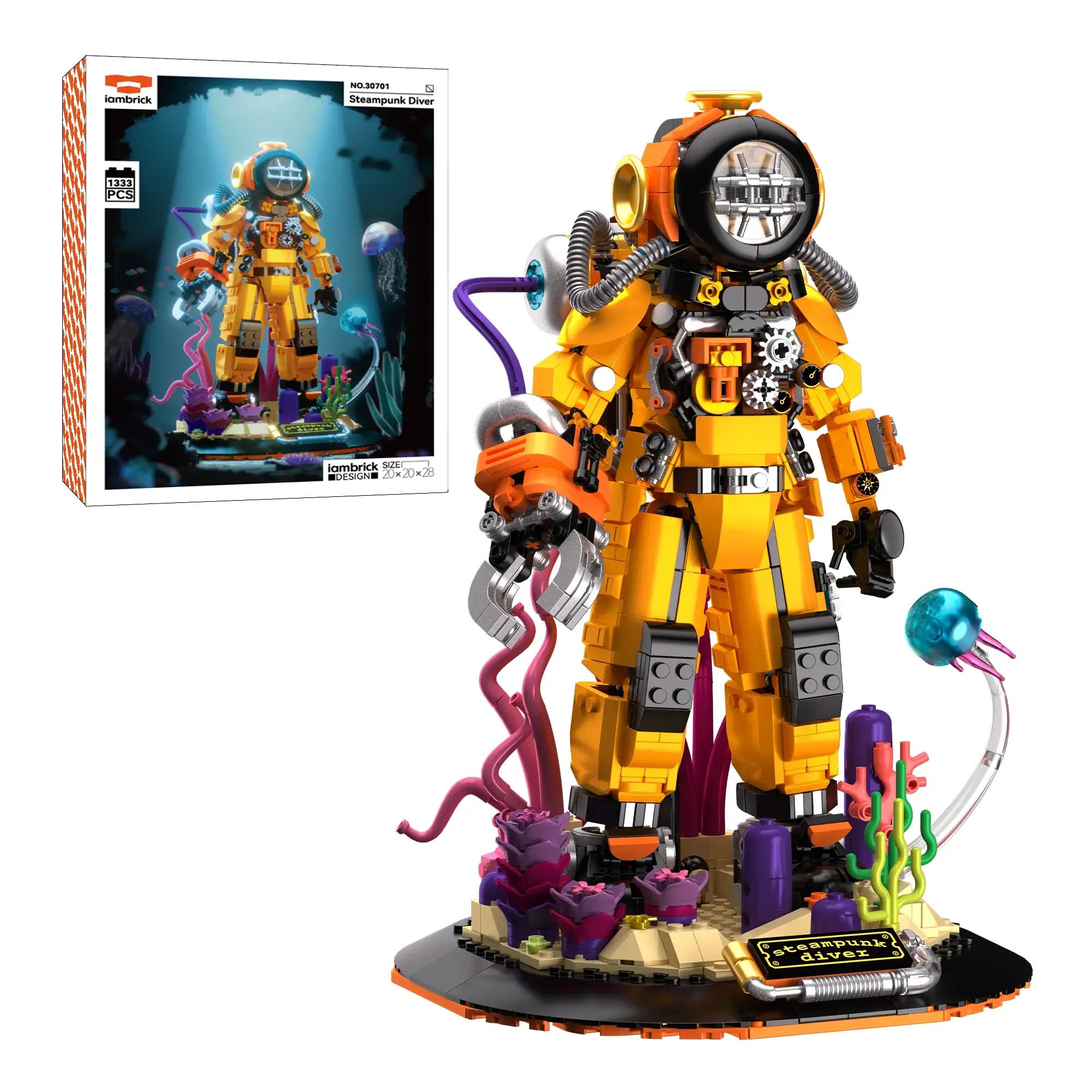 iambrick Steampunk Diver • Set 30701 • SetDB