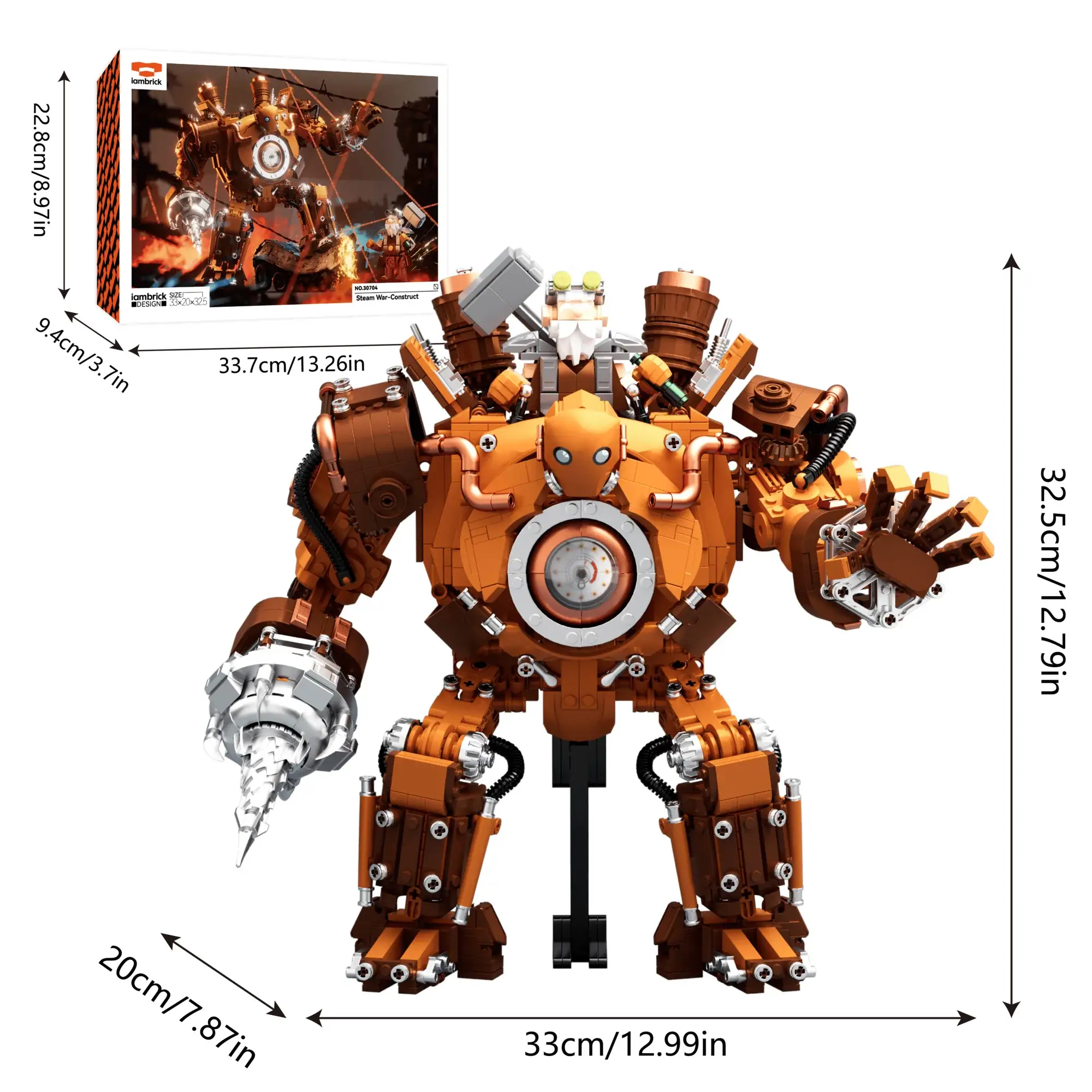 iambrick Steam War-Construct • Set 30704 • SetDB