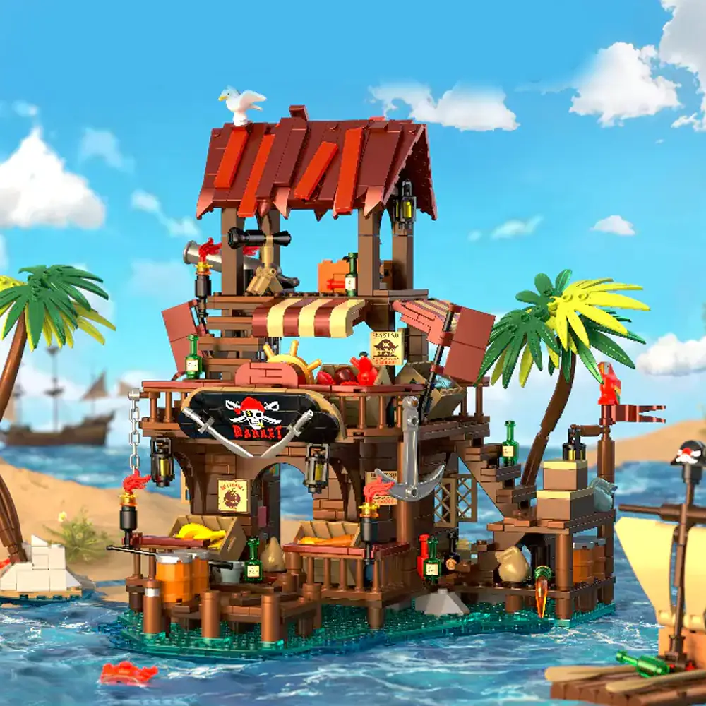 iambrick Pirate's Bay Market • Set 31111 • SetDB