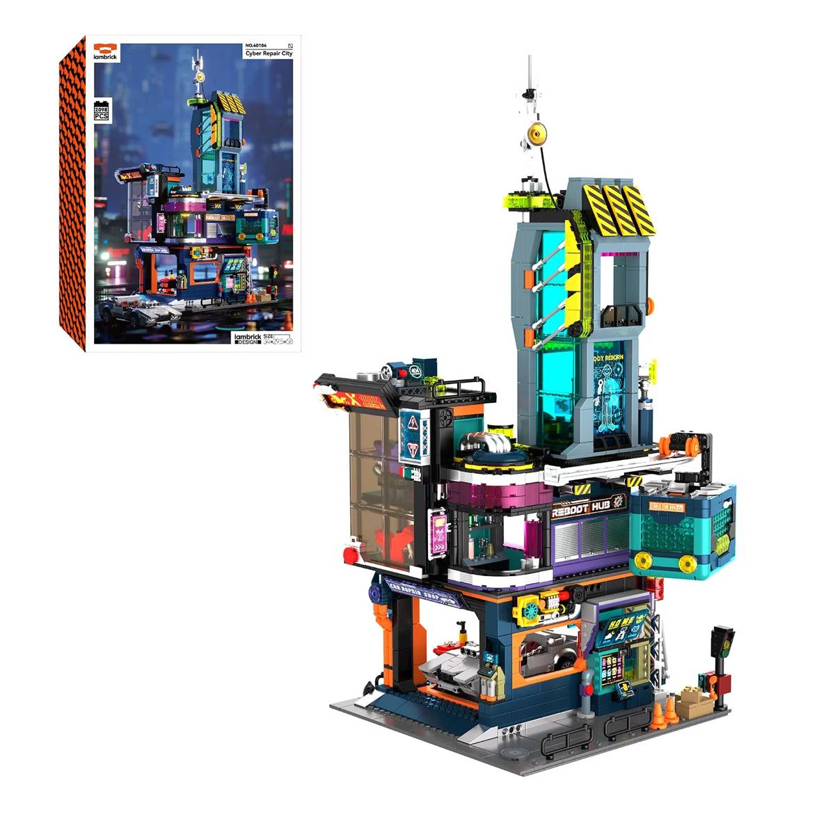 iambrick Cyber Repair City • Set 40104 • SetDB