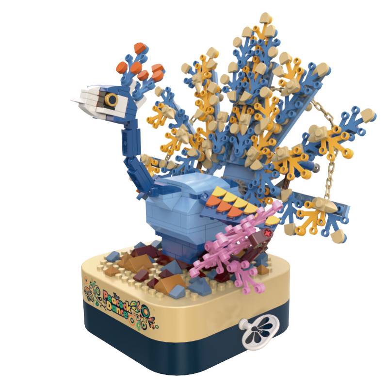 Jaki Music Box Peacock • Set JK1503 • SetDB • Merlins Bricks