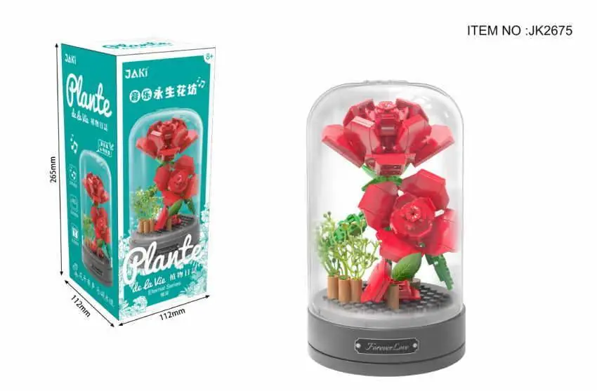 Jaki Music Box Red Rose • Set JK2675 • SetDB