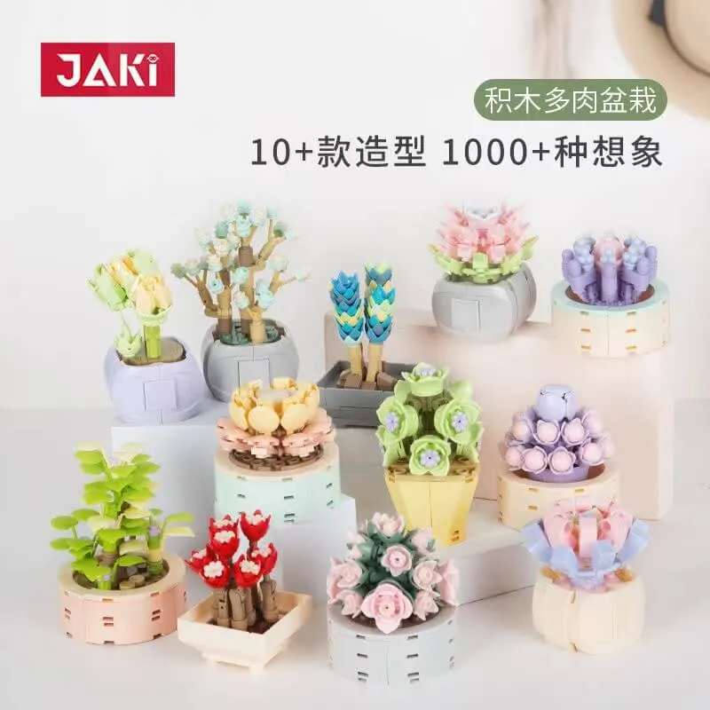 Jaki Succulent flower • Set JK2710 • SetDB • Merlins Bricks