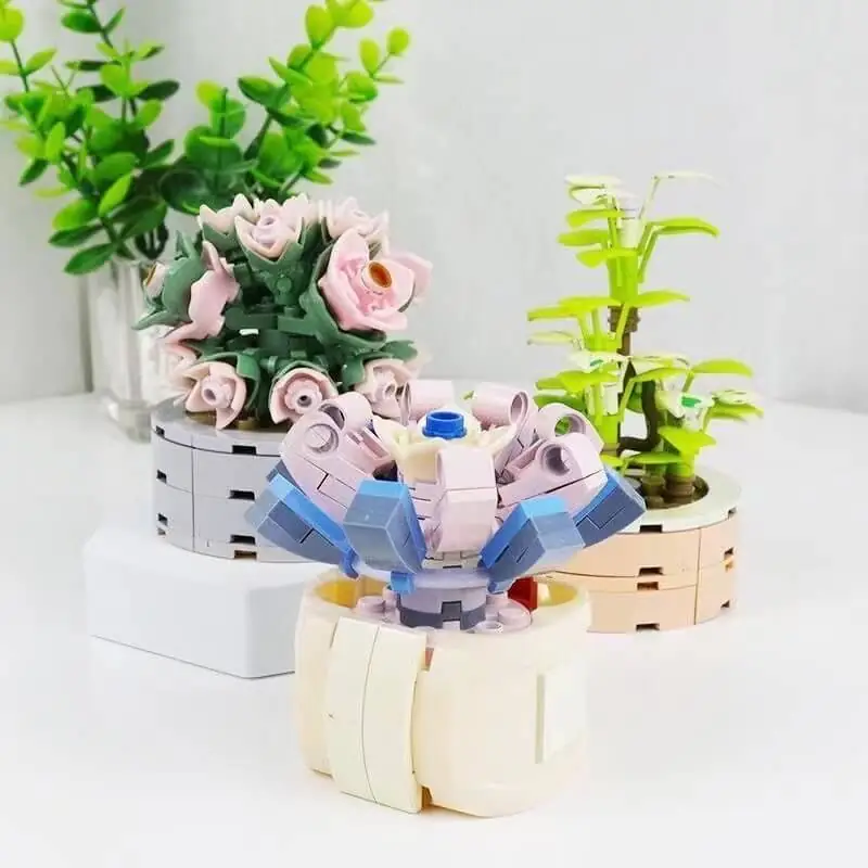 Jaki Succulent flower • Set JK2710 • SetDB • Merlins Bricks