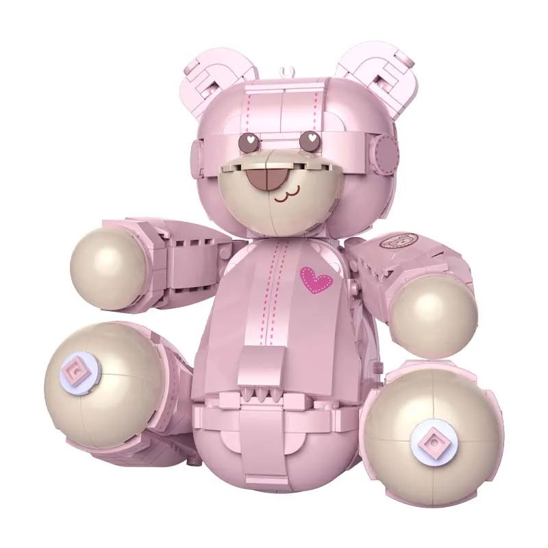 Jaki Teddy Pink Bear • Set JK8133 • SetDB • Merlins Bricks