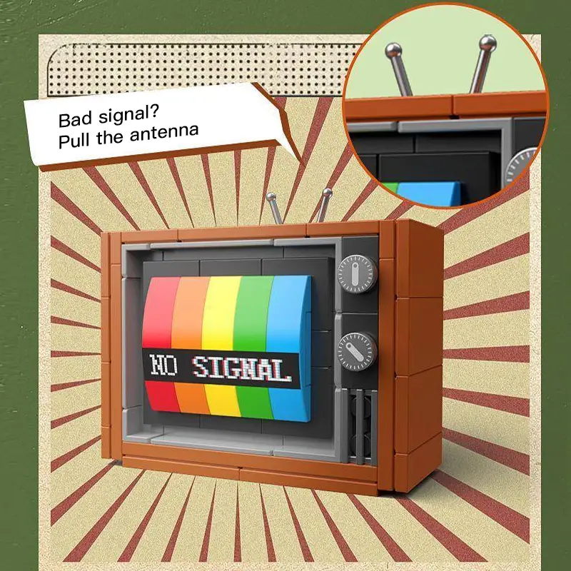 Jaki Color Television • Set JK8210 • SetDB • Merlins Bricks
