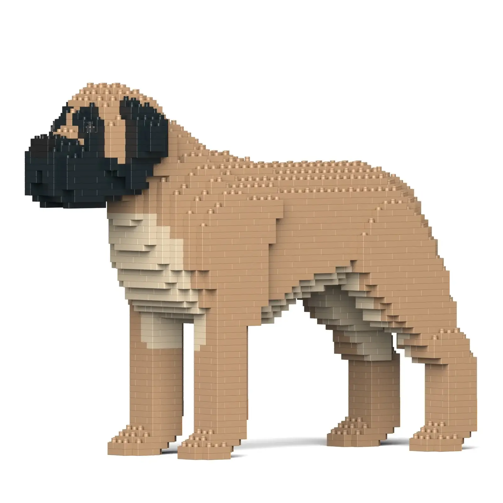 JEKCA Bulldog Inglés – Kit De Construcción De Ladrillos Con Más De 1390 Piezas, Escultura 3D, Regalo Original Para Mayores De 7 Años
