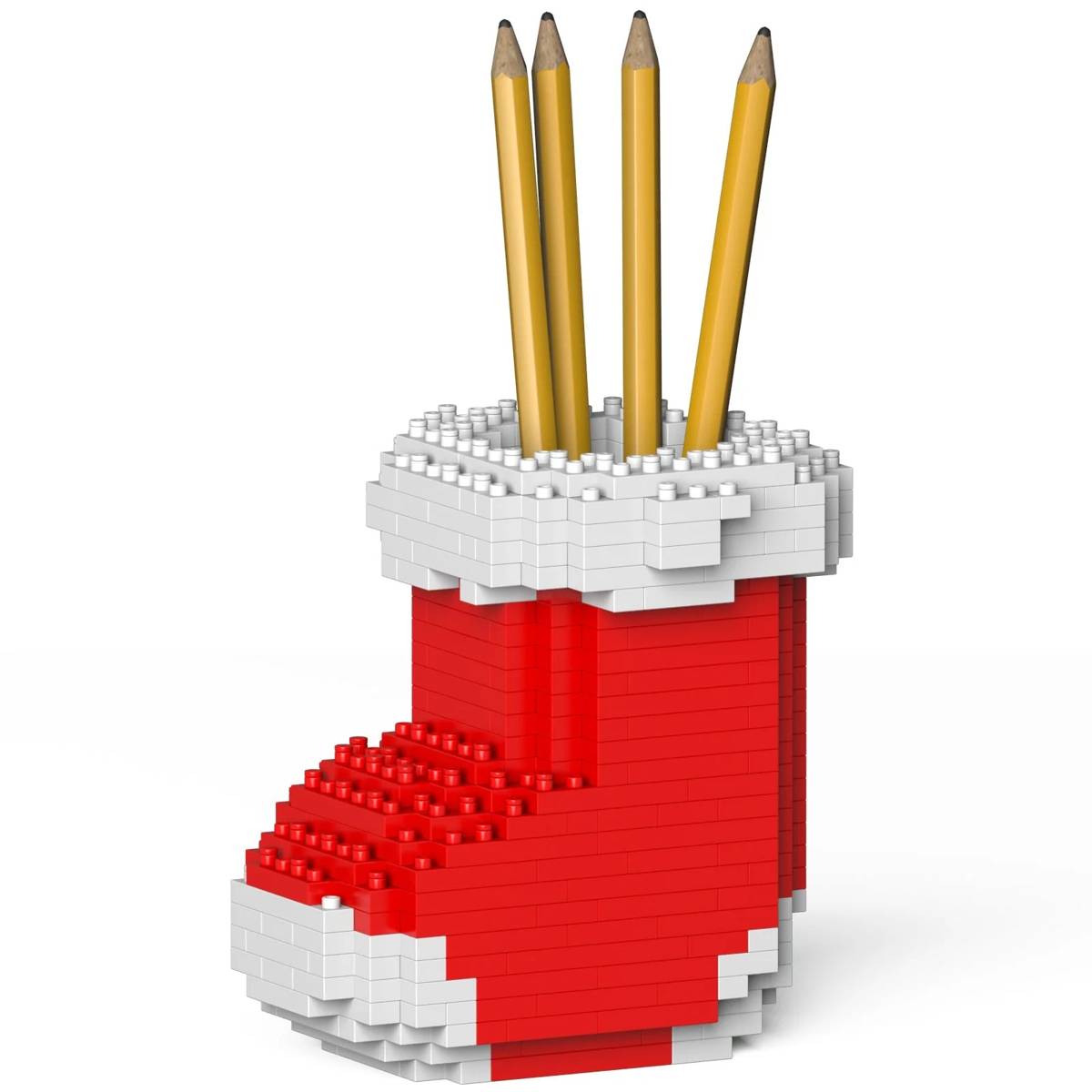 JEKCA Xmas Sock Pencil Cup 01S-M01 • SCULPTOR BLOCKS