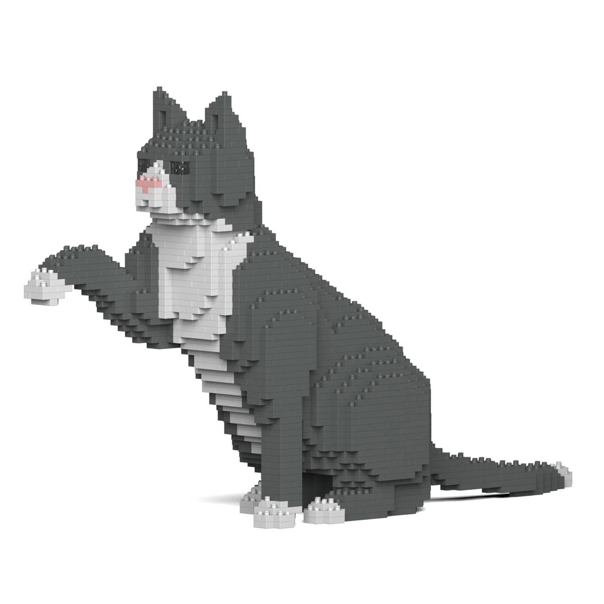 JEKCA Grey Tuxedo Cat 03S • SCULPTOR BLOCKS • Set ST19GTC03