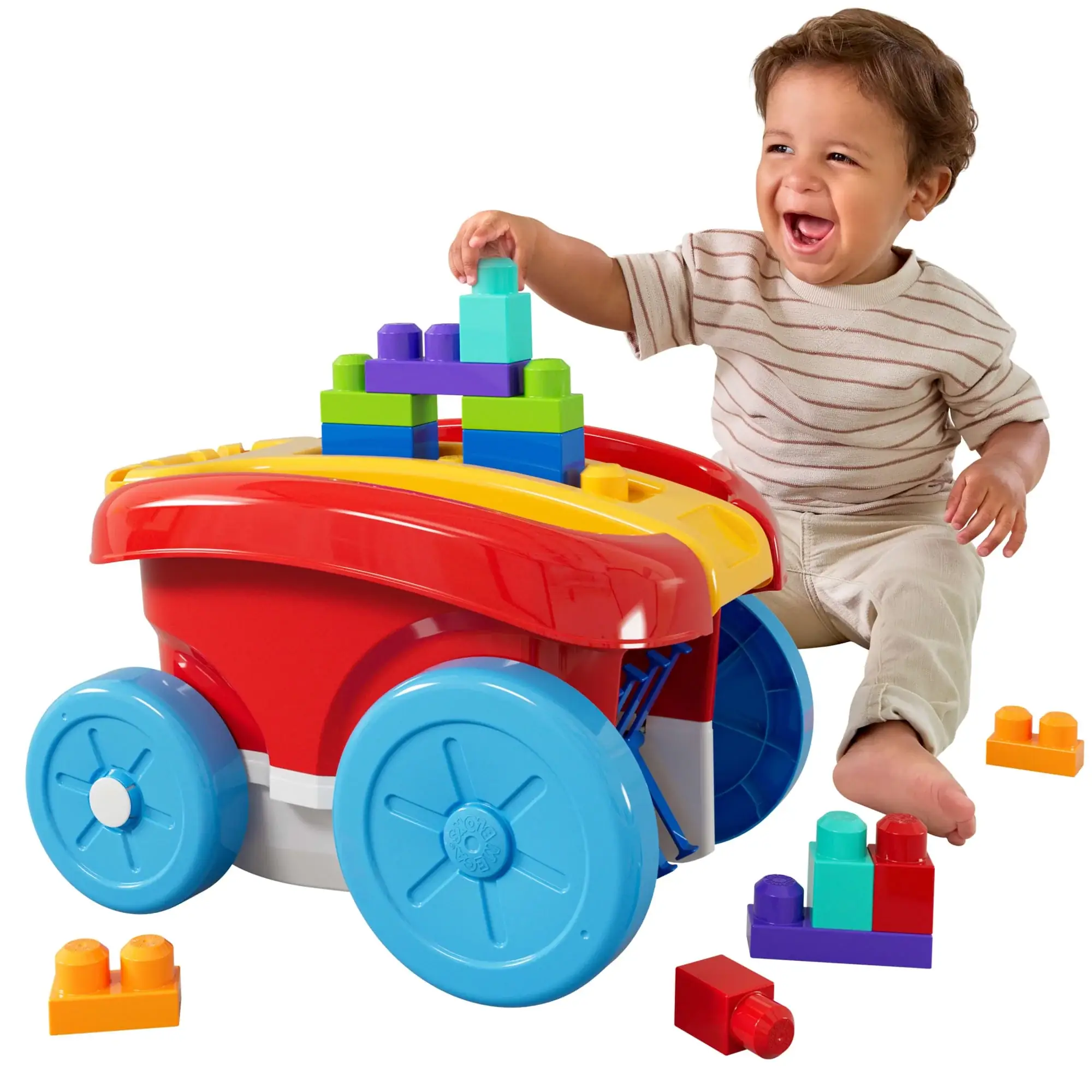 Mattel MEGA BLOKS First Builders Scooping Wagon
