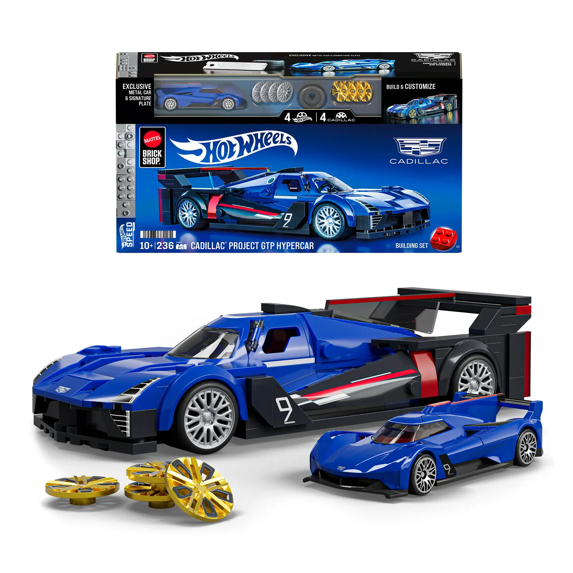 Mattel Brick Shop Hot Wheels Cadillac Project GTP Hypercar Mattel Brick Shop Hot Wheels Cadillac Project GTP Hypercar