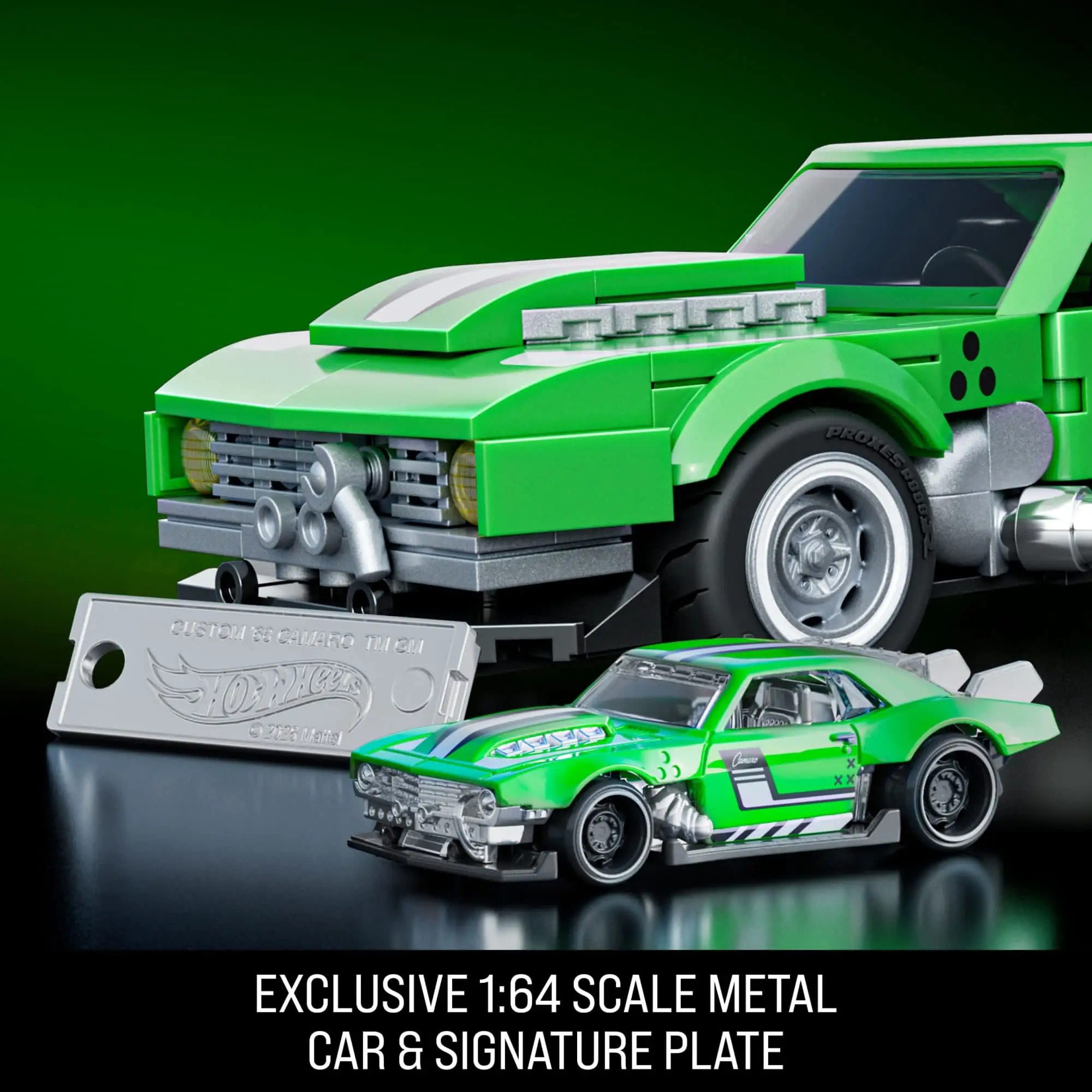 Mattel Brick Shop Hot Wheels Custom '68 Camaro • Set JFT16