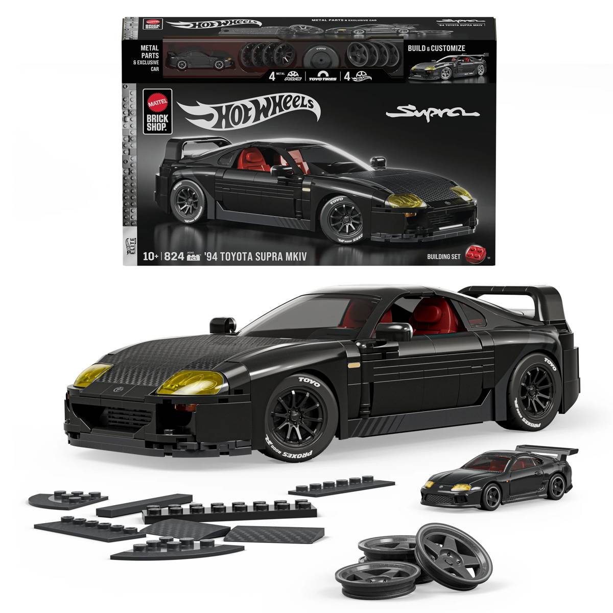 Mattel Brick Shop Hot Wheels '94 Toyota Supra Mkiv