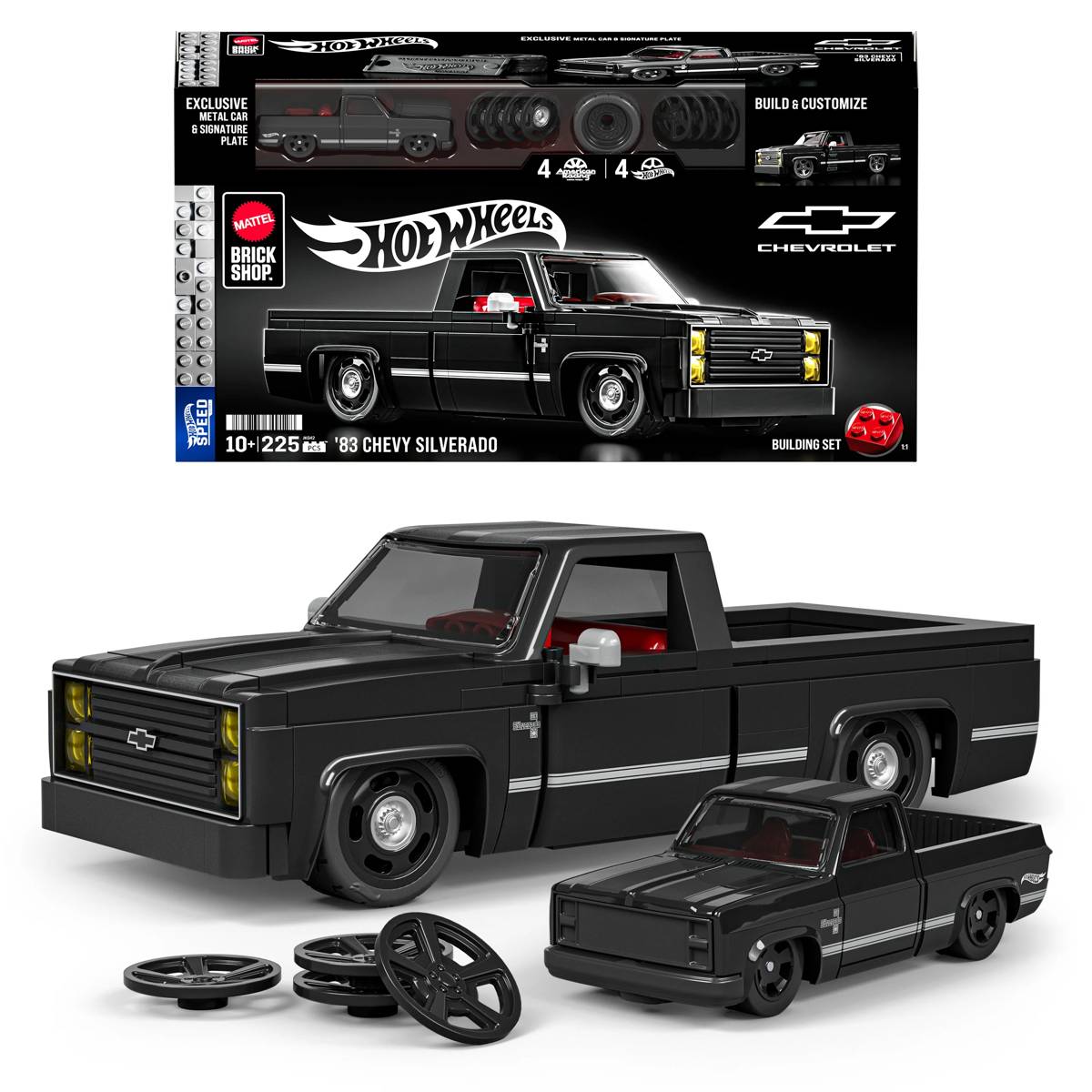 Mattel Brick Shop Hot Wheels '83 Chevy Silverado