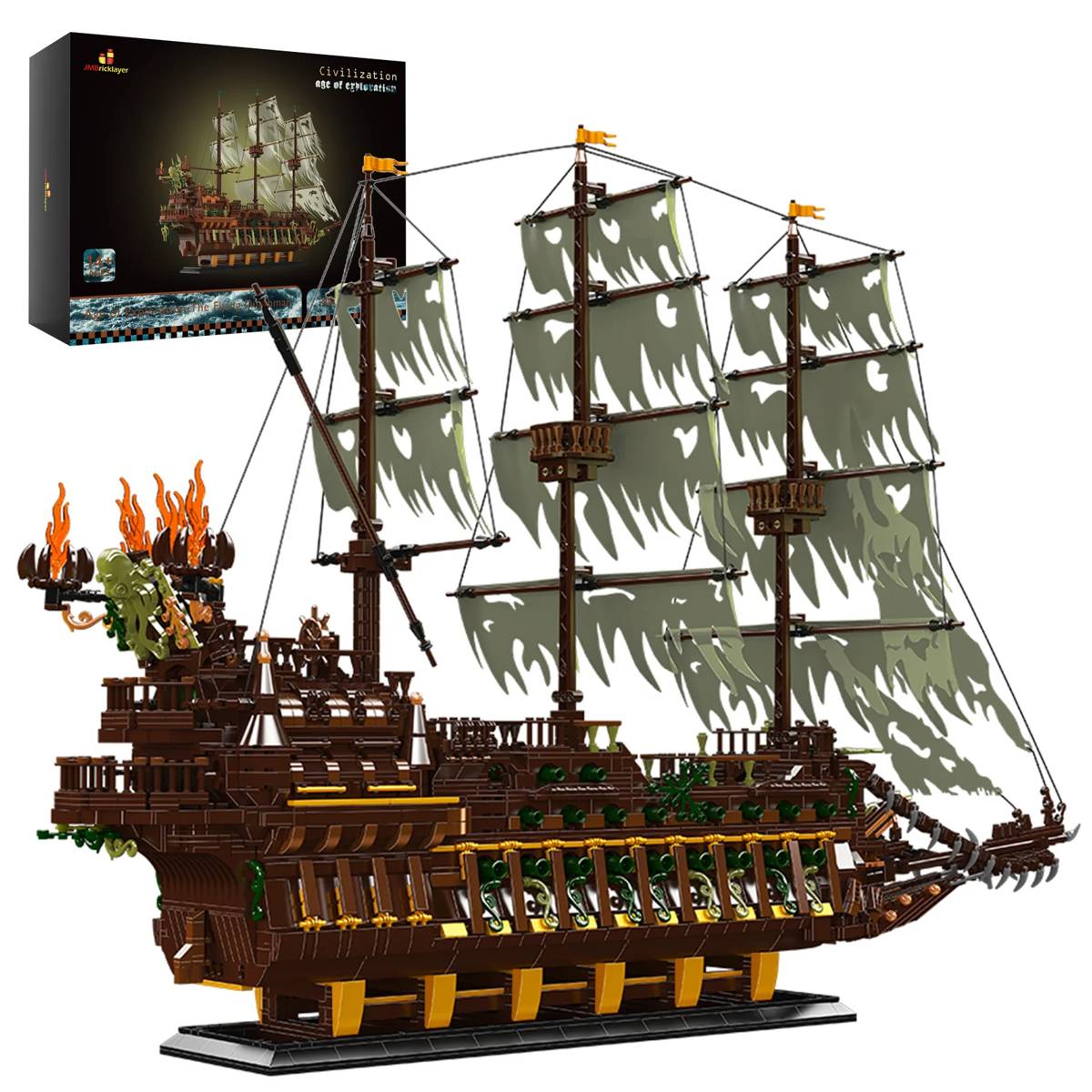 Le navire pirate Le Hollandais Volant (JMB-40101) — Prix et comparaison | Brick Broker