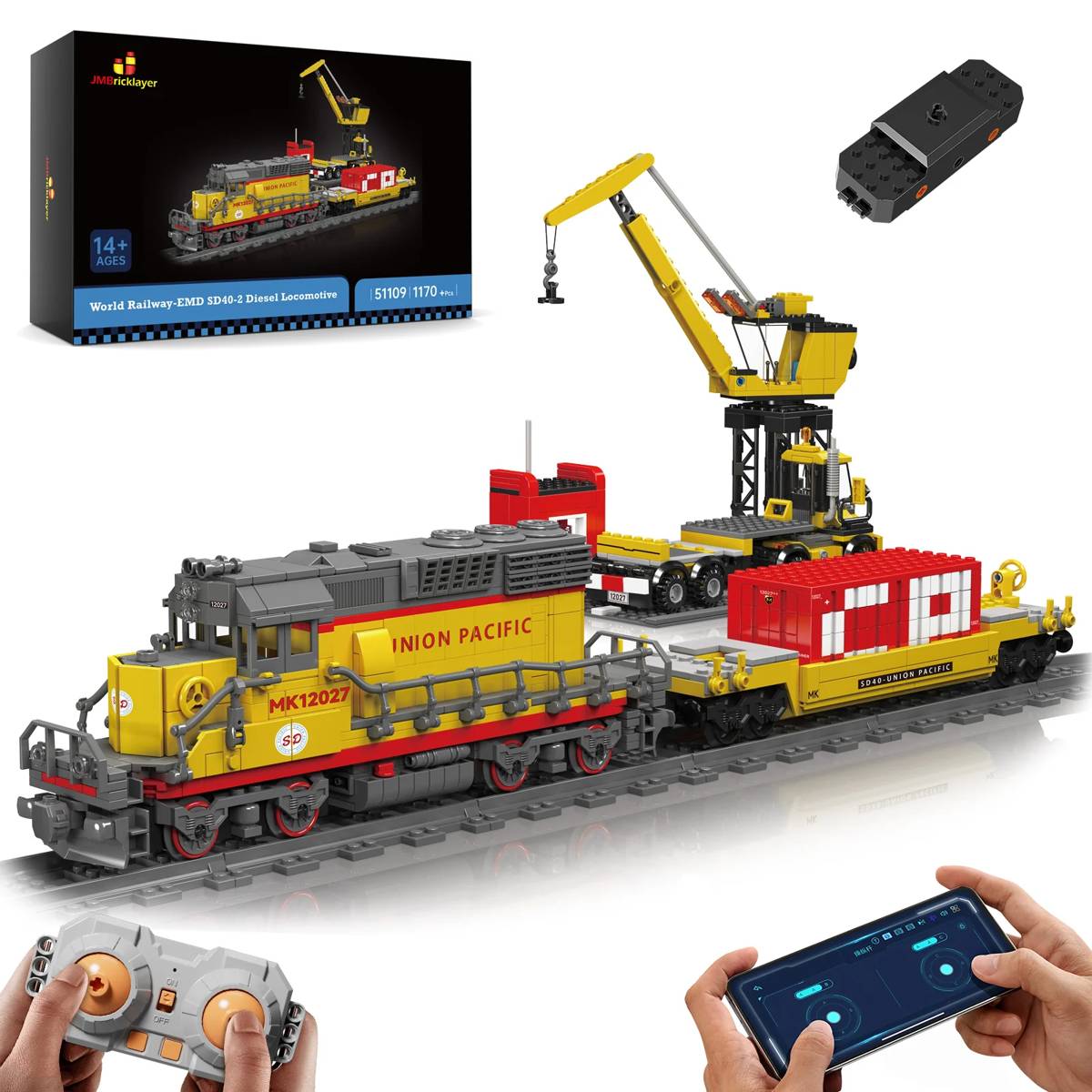 Locomotive diesel EMD SD40-2 (JMB-51109) — Prix et comparaison | Brick Broker