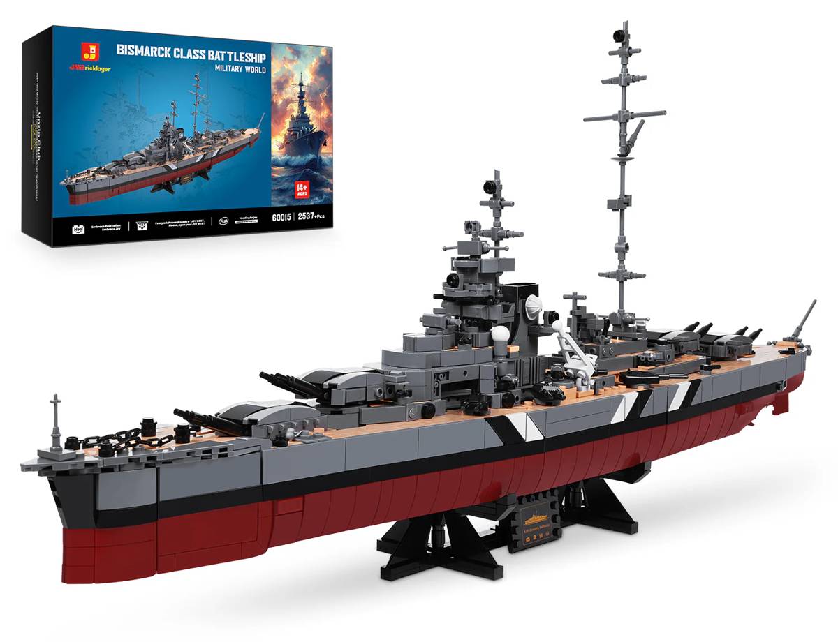Bateau de guerre Bismarck (JMB-60015) — Prix et comparaison | Brick Broker