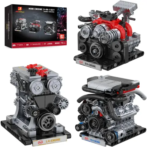 JMBricklayer PRE -SALE Mini Engine 3-in-1 60023 • Set 60024