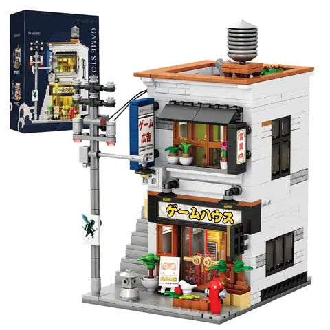 JMBricklayer Japanese Game Store with Light • Set 66503