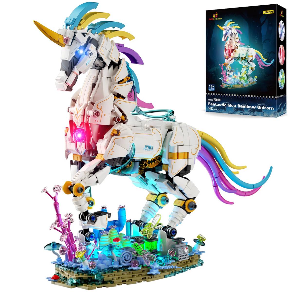 Licorne arc-en-ciel (JMB-70008) — Prix et comparaison | Brick Broker